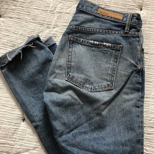 Distressed Girlfriend Jeans
